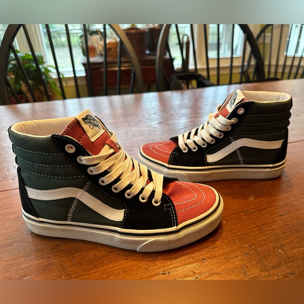 Multicolored Sk8 Hi Top Vans - Picture 3 of 9